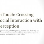 InTouch: Crossing Social Interaction with Perception