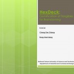HexDeck: Gamification of Tangibles for Brainstoming